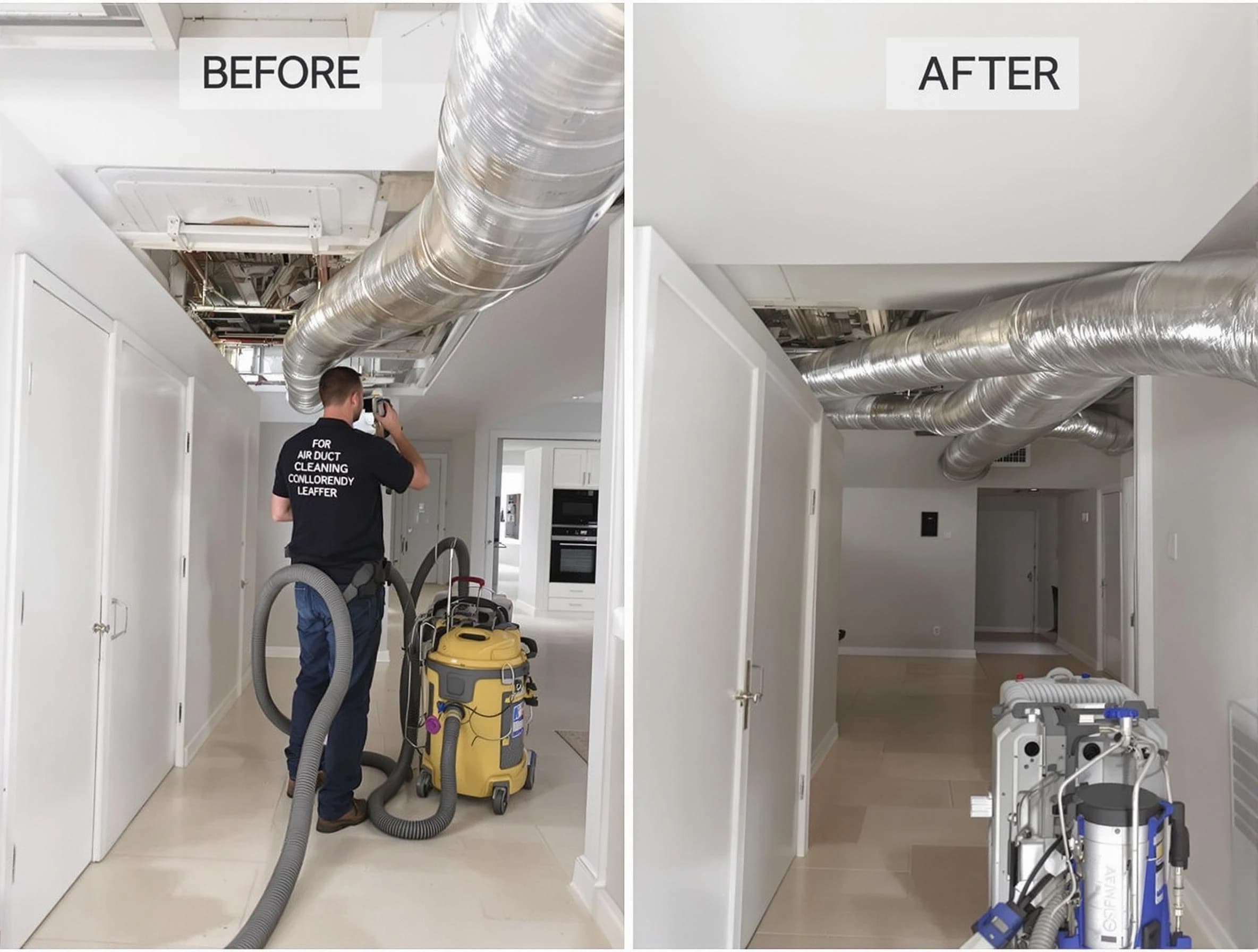 Los Ranchos de Albuquerque Air Duct Cleaning professional performing thorough air duct cleaning in Los Ranchos de Albuquerque