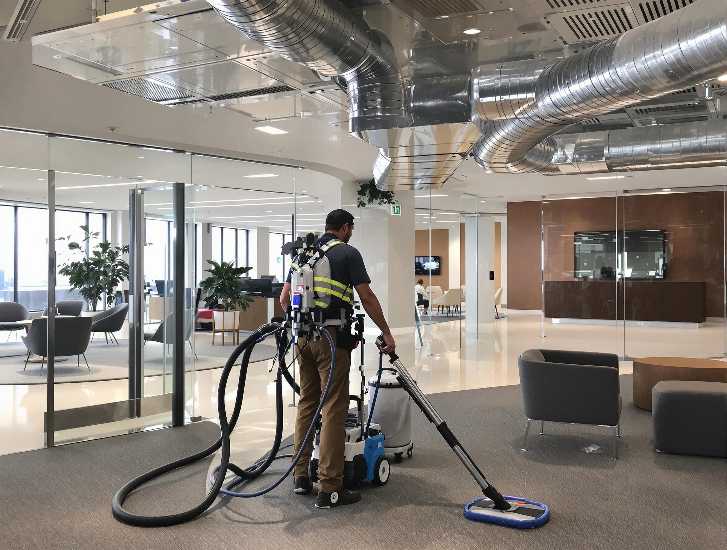 Commercial duct cleaning service by Los Ranchos de Albuquerque Air Duct Cleaning in Los Ranchos de Albuquerque