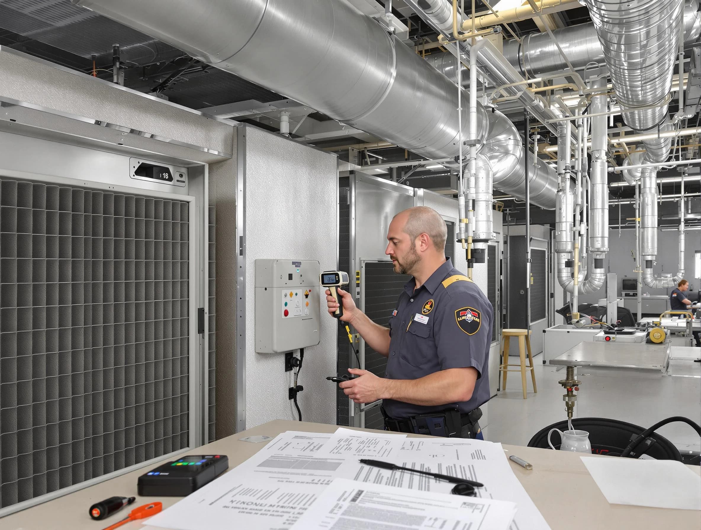 Professional filter system inspection by Los Ranchos de Albuquerque Air Duct Cleaning in Los Ranchos de Albuquerque