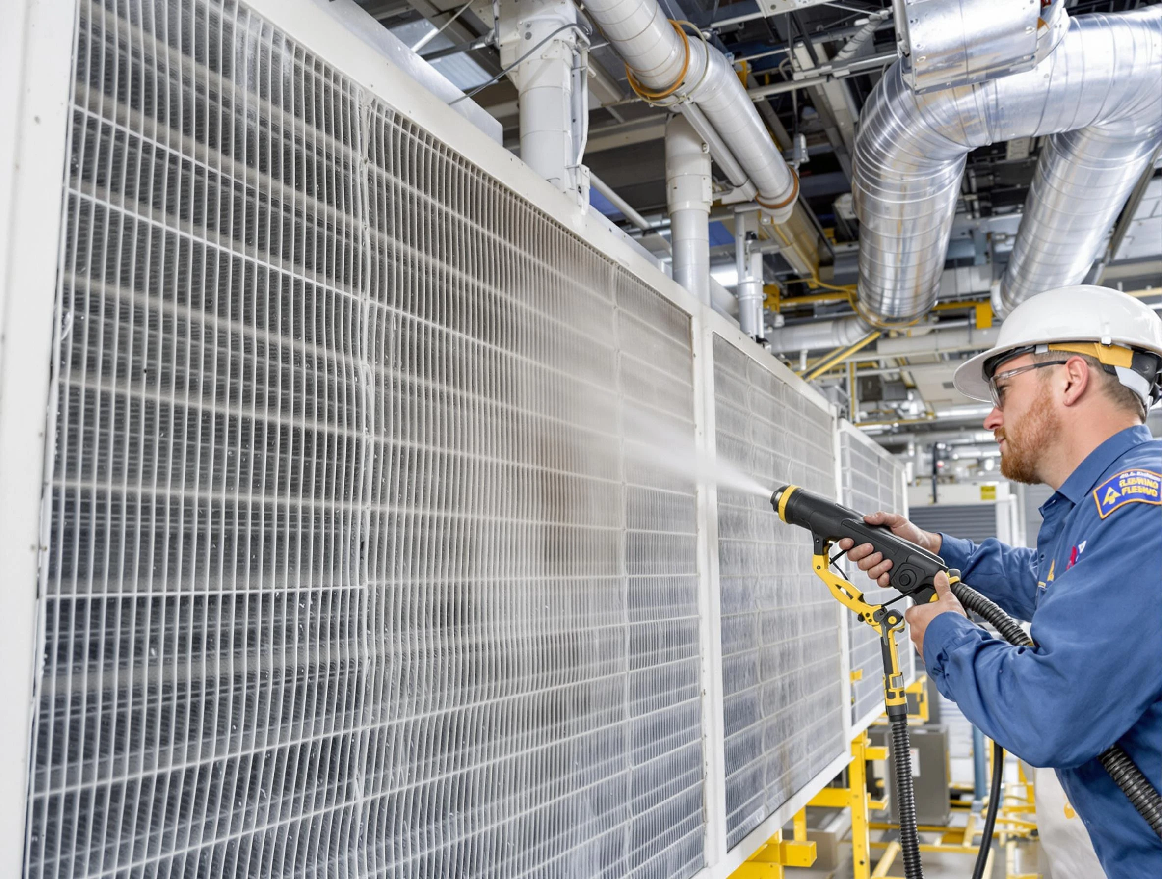 Professional commercial coil cleaning by Los Ranchos de Albuquerque Air Duct Cleaning in Los Ranchos de Albuquerque